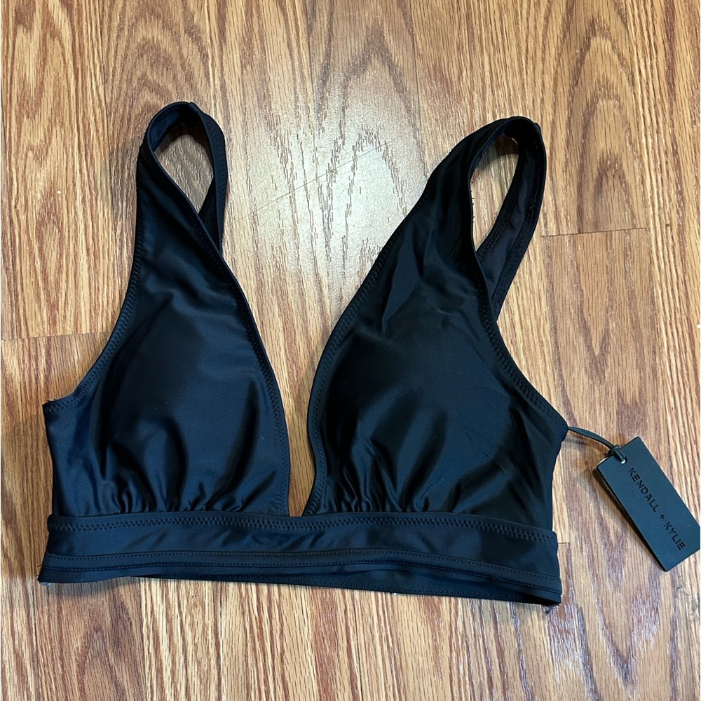 Kendall and Kylie plunged bikini top